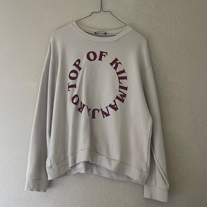 Zara Oversized Pullover Sweatshirt